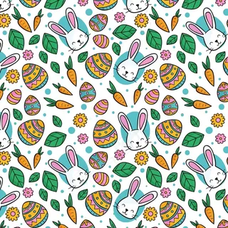 平面设计复活节图案
