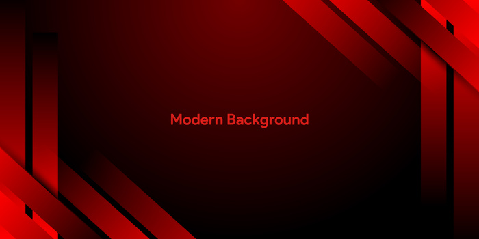 具有彩色渐变背景的动态流体红色几何