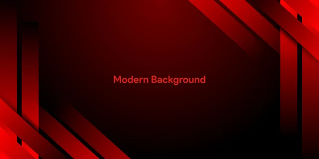 具有彩色渐变背景的动态流体红色几何