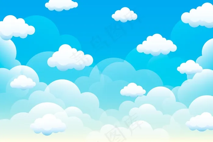 天空背景eps,ai矢量模版下载