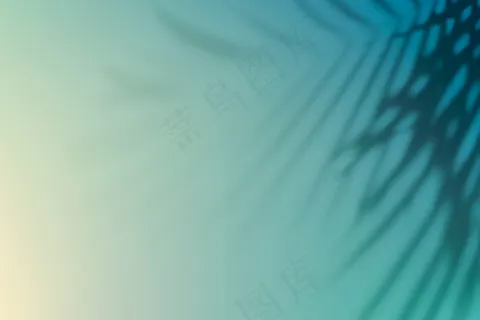 带叶影的热带渐变背景矢量