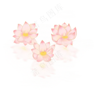 中元节粉色荷花灯
