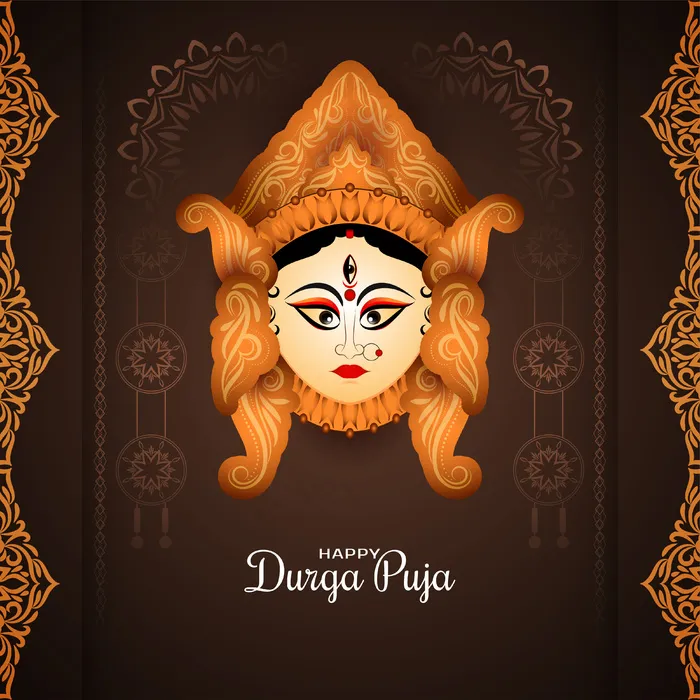 纳夫拉特里和杜尔加普贾文化节eps,ai矢量模版下载