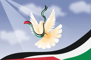 梯度和平鸽背景