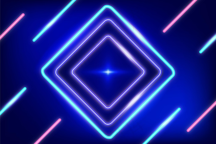 抽象霓虹灯背景eps,ai矢量模版下载