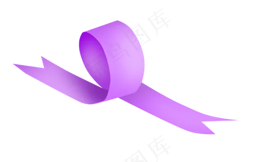 七夕情人节爱情彩带装饰免抠png