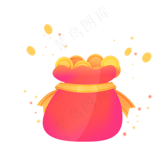 喜庆金币钱袋子