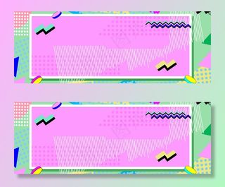 冬季女装波普风彩色banner
