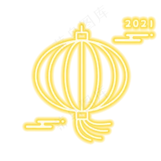 新年灯笼春节霓虹灯