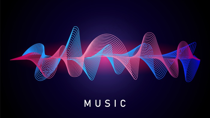 声波。音乐录制，音频均衡器。eps,ai矢量模版下载