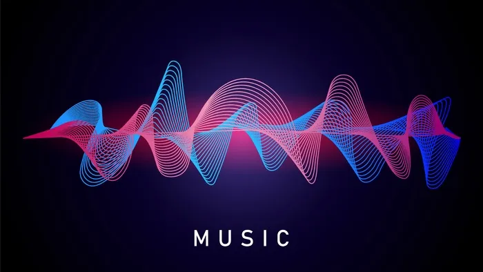 声波。音乐录制，音频均衡器。eps,ai矢量模版下载