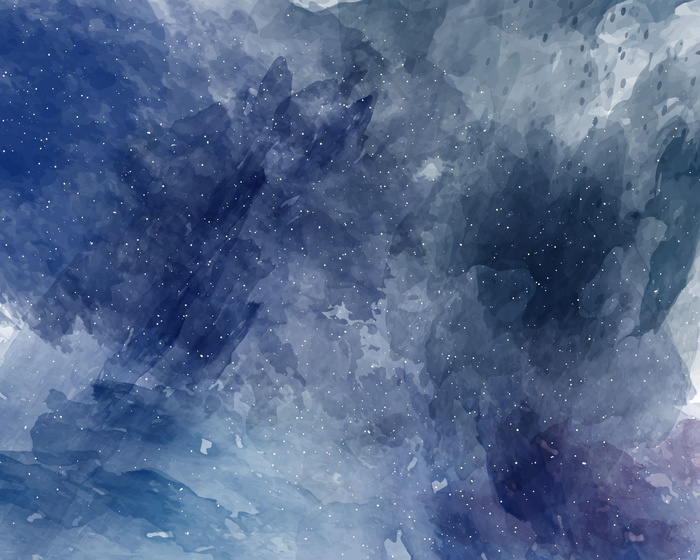 水彩空间背景星空水彩纹理