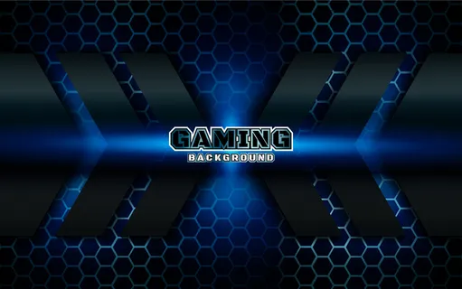 抽象的未来黑色和蓝色游戏背景 抽象的未来黑色和蓝色游戏背景