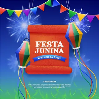 真实的朱尼娜节日插画