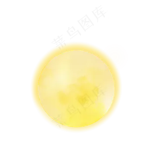 中秋节黄色月亮图片