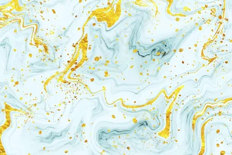 液体大理石背景金飞溅