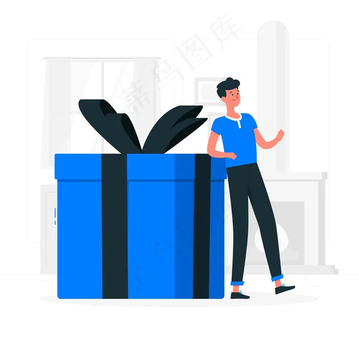 礼品概念图eps,ai矢量模版下载