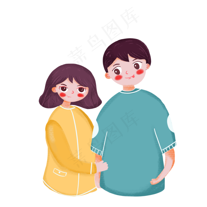 浪漫情人节七夕元素