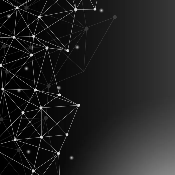 黑色神经网络图解eps,ai矢量模版下载