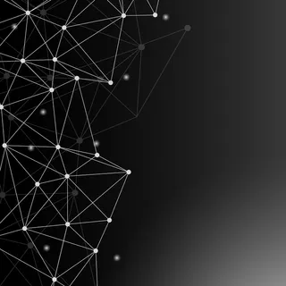 黑色神经网络图解