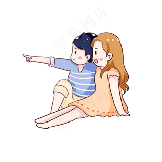 情人节坐下情侣