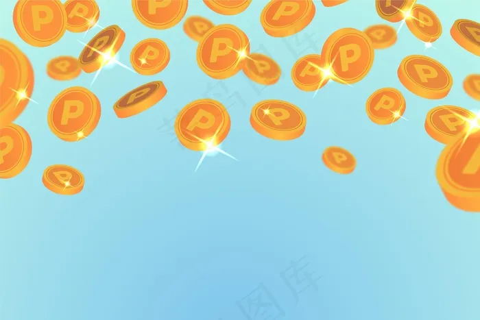 平头硬币背景eps,ai矢量模版下载