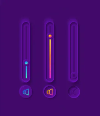 音量滑块ui元素工具包