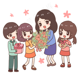 教师节给教师送花