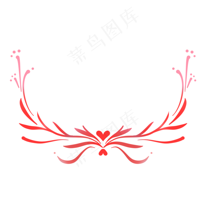 七夕情人节爱心植物花环