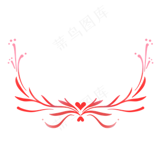 七夕情人节爱心植物花环