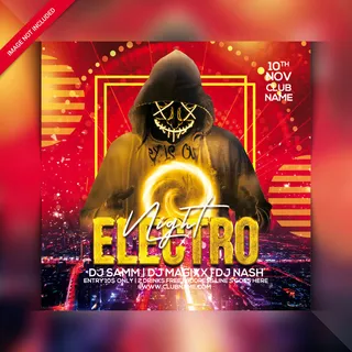 电子夜总会宣传单,DM传单