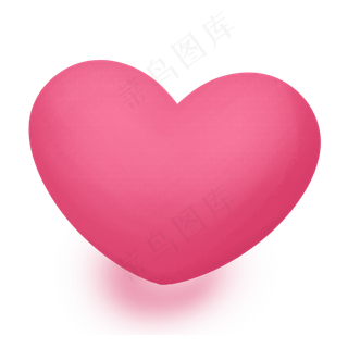 粉红色唯美七夕情人节爱心