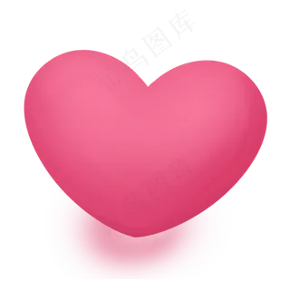 粉红色唯美七夕情人节爱心