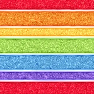 彩虹海绵蛋糕背景。彩色无缝纹理。