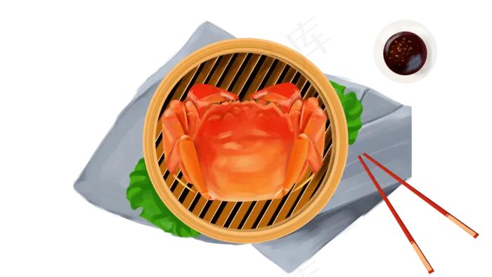金秋美食大闸蟹(1000X563(DPI:300))psd模版下载