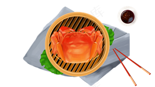 金秋美食大闸蟹