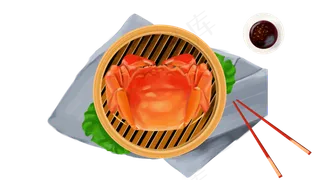 金秋美食大闸蟹