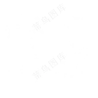 创意雪花飘浮元素