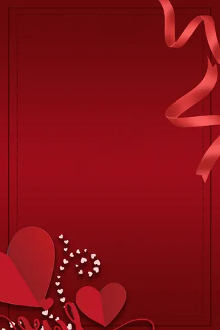 心跳情人节大红banner