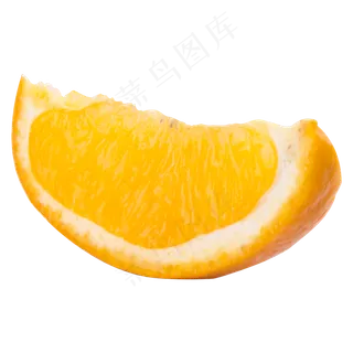 黄色创意圆弧橙子水果元素