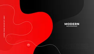 红黑流体渐变背景设计