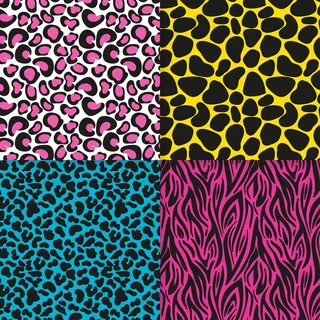 一*代动物印花图案