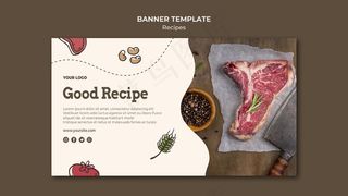 配方横幅banner模板设计