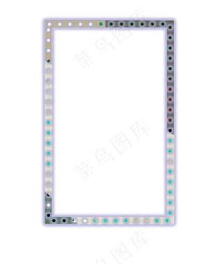 迷彩边框纹理设计免抠