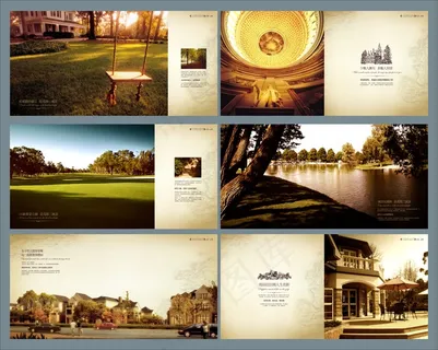 高档房地产楼书画册设计