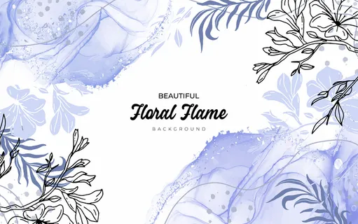 手绘风格花卉背景