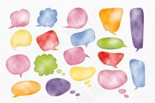 水彩泡泡系列