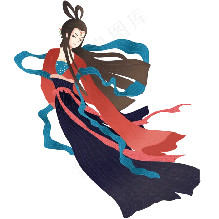 中秋节嫦娥(2000X2000(DPI:300))psd模版下载