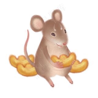 老鼠元宝鼠年2020,免抠元素