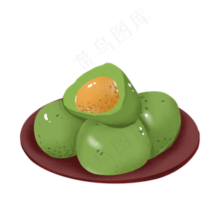 清明节青团食物